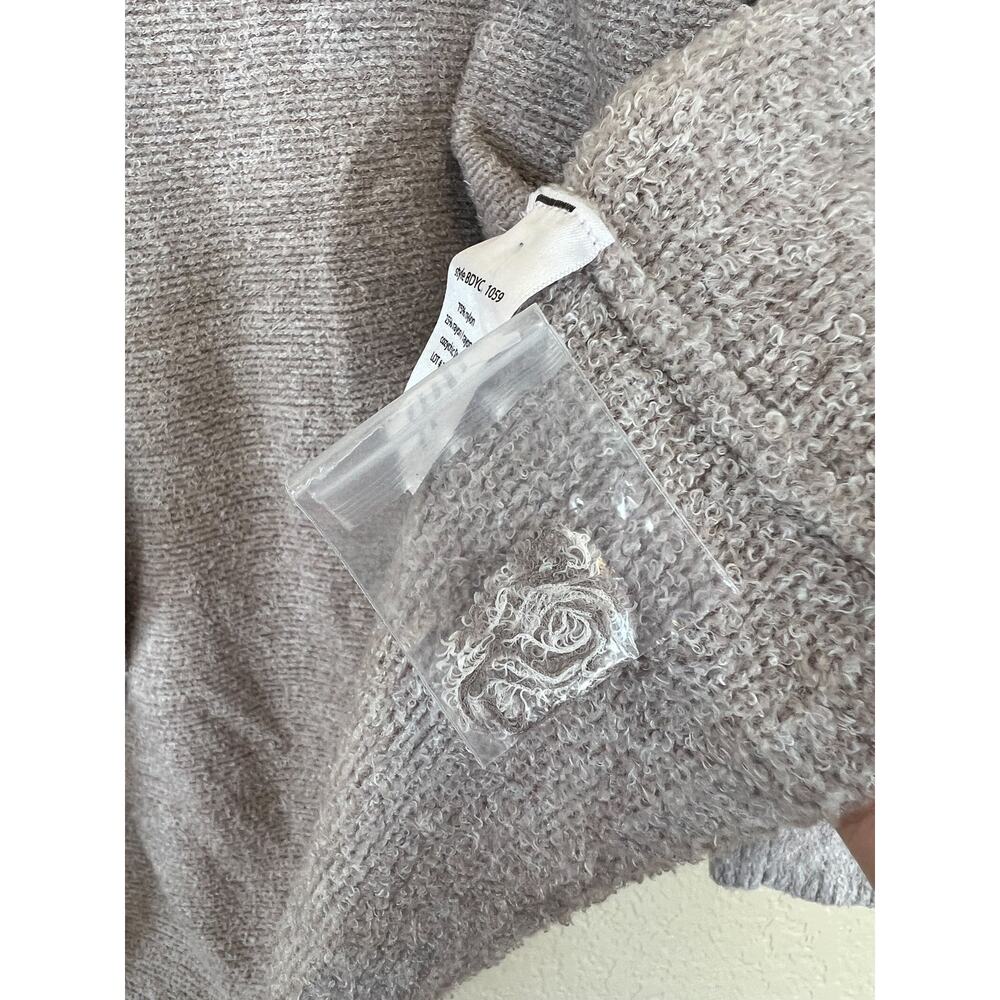 NEW Barefoot Dream CozyChic Lite Girl's Calypso Cardigan Wrap Sweater 12/14 Gray - Picture 7 of 7
